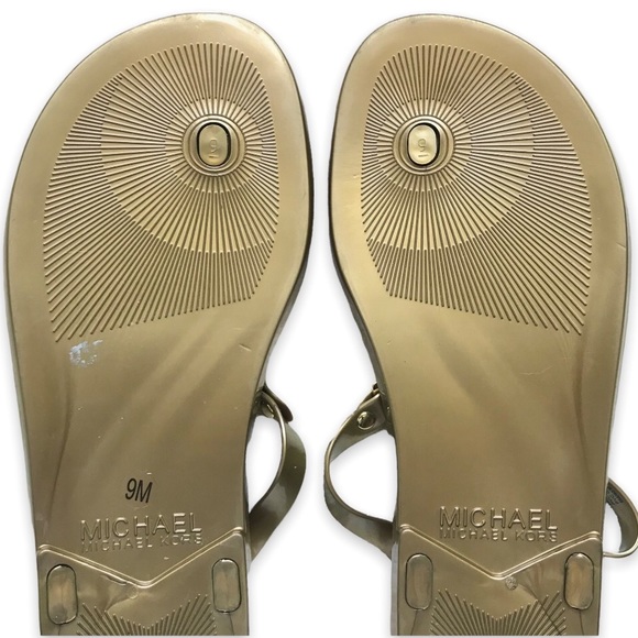 Michael Kors gold sandals - Picture 4 of 6
